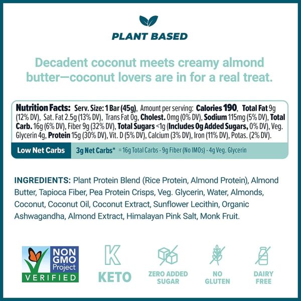 Atlas Protein Bar Coconut Almond