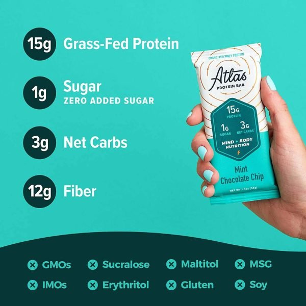 Atlas Energy Bar Mint Chocolate Chip