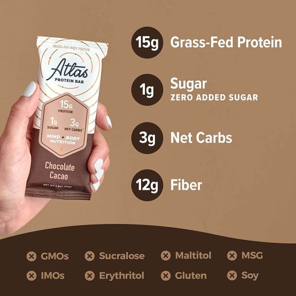 Atlas Protein Bar Chocolate Cacao