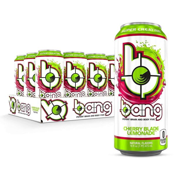 Bang Energy Drink Cherry Blade Lemonade Flavor