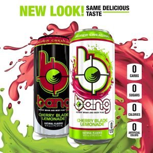Bang Energy Drink Cherry Blade Lemonade Flavor