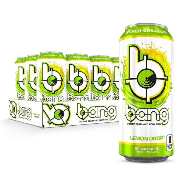 Bang Energy Drink Lemon Dropo Flavor