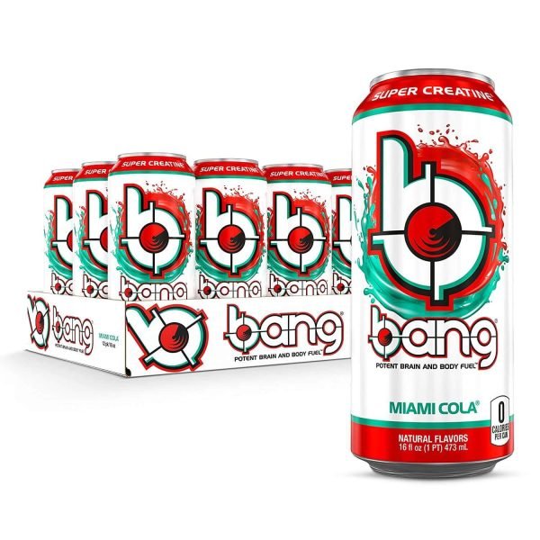 Bang Energy Drink Miami Cola Flavor