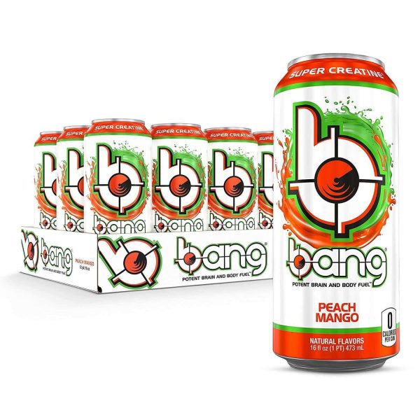 Bang Energy Drink Peach Mango Flavor