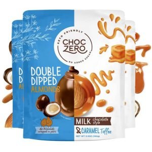 ChocZero Keto Friendly Chocolate Almonds With Toffee