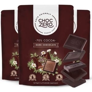 ChocZero Keto Dark Chocolate Squares - 70%