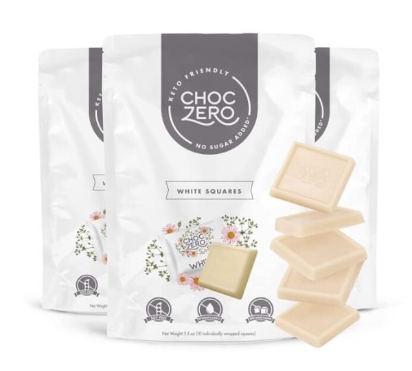 ChocZero Keto White Chocolate Squares