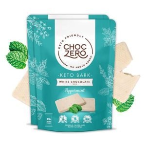 ChocZero Peppermint Bark - White Chocolate