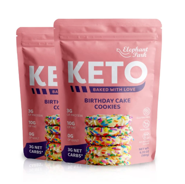 Birthday Cake Keto Cookies