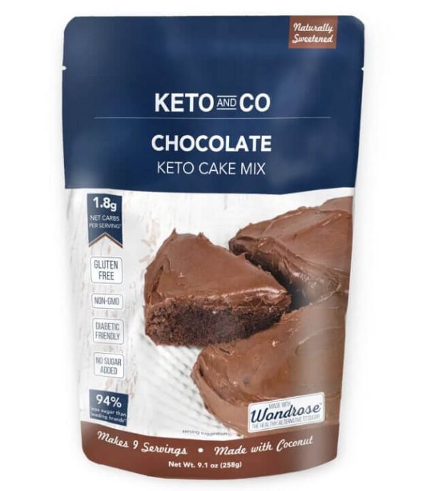 Keto and Co Chocolate Cake Mix
