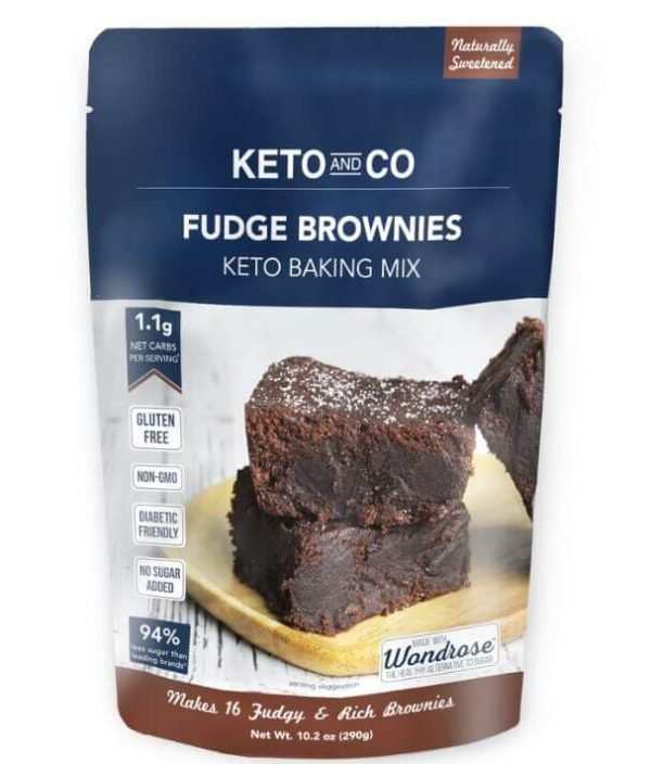 Keto and Co Fudge Brownies