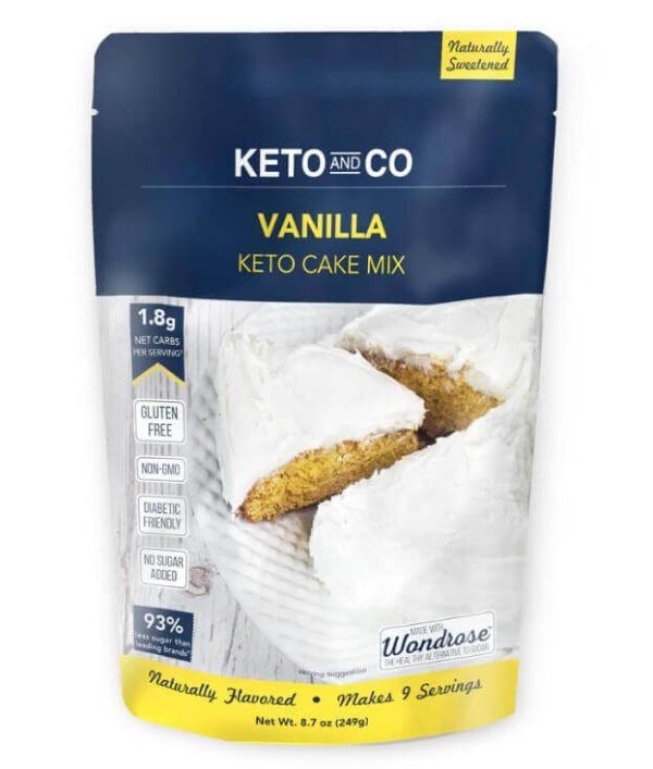Keto and Co Vanilla Cake Mix