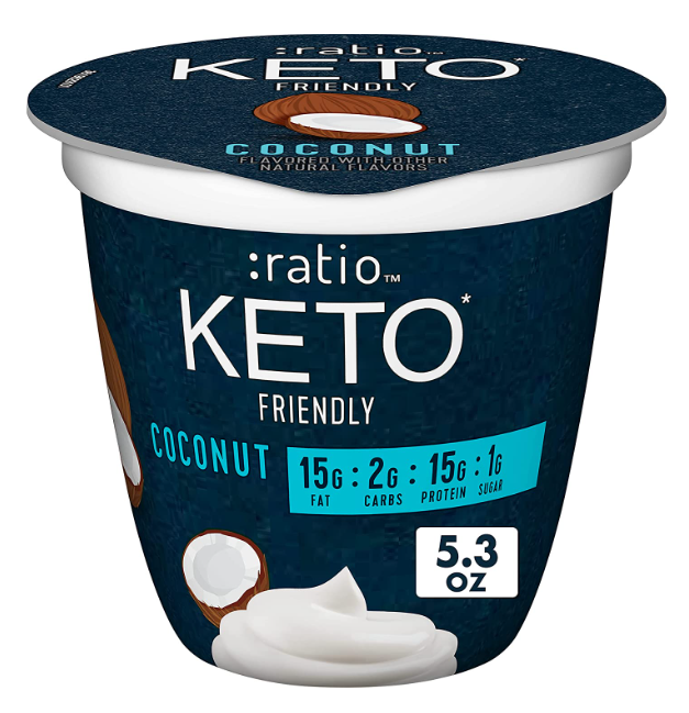 Ratio Keto Friendly Yogurt Coconut I Heart Keto Mart 7287