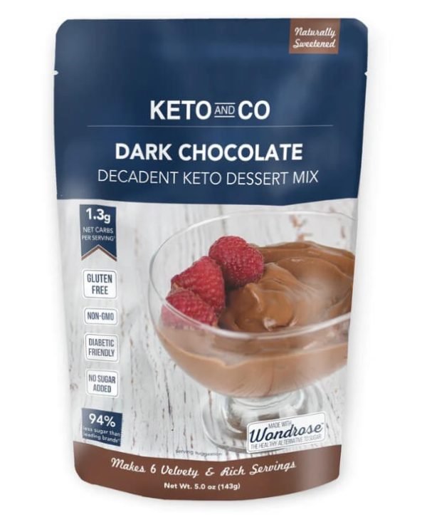 Keto and Co Dessert Mix Dark Chocolate