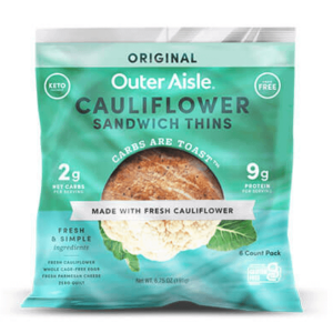 Outer Aisle Cauliflower Sandwich Thins