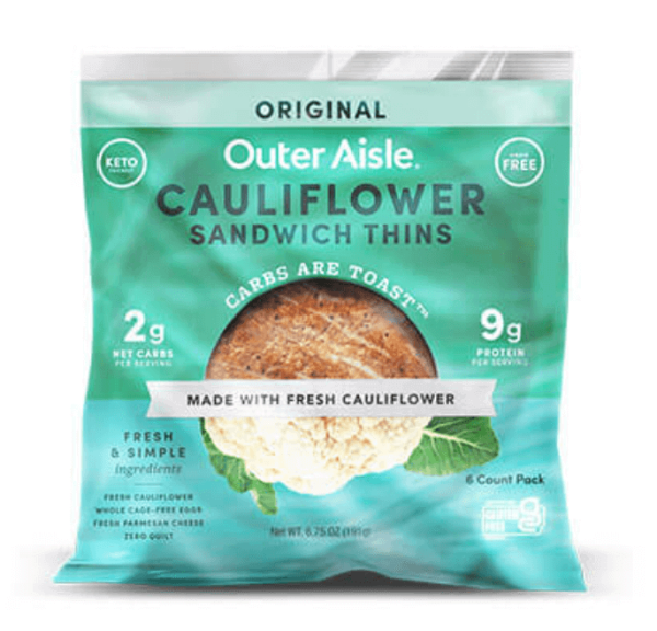 Outer Aisle Cauliflower Sandwich Thins