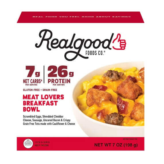 Realgood Keto Frozen Breakfast Bowl