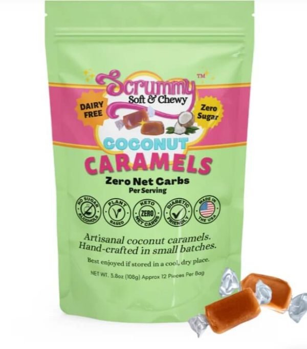 Scrummy Coconut Caramels Candy