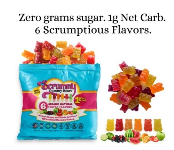 Scrummy Gummy Bears Individual Bag