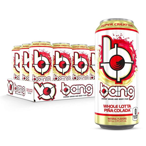 Bang Energy Drink Whole Lotta Pina Colada Flavor